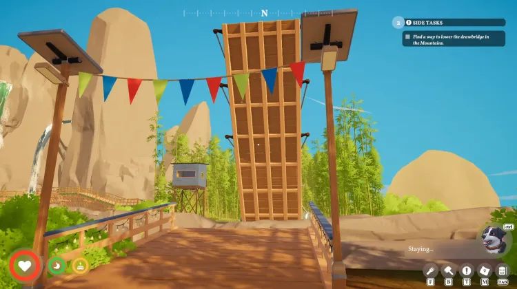 Drawbridge in the Mountains