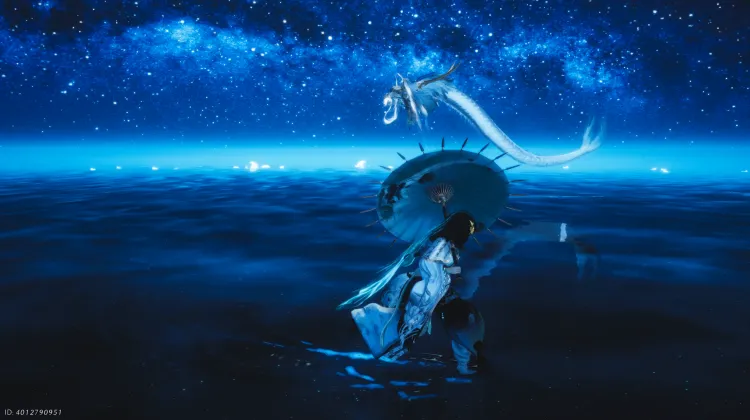 Fanciulla che Contempla la Luna