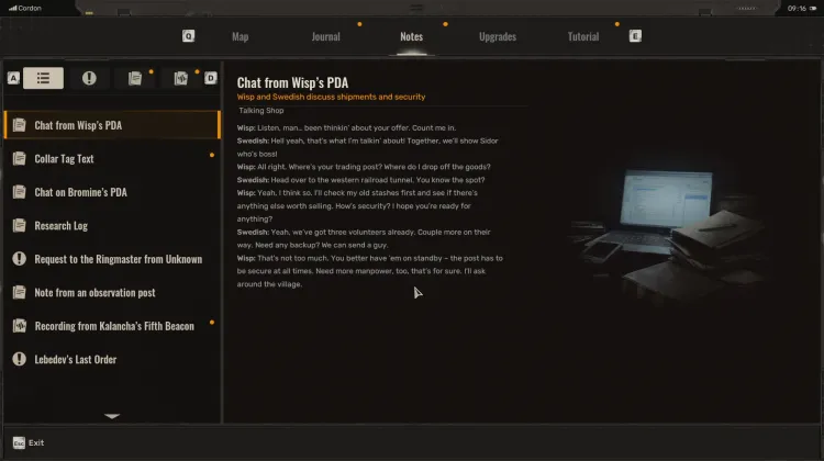 แชทจาก PDA ของ Wisp