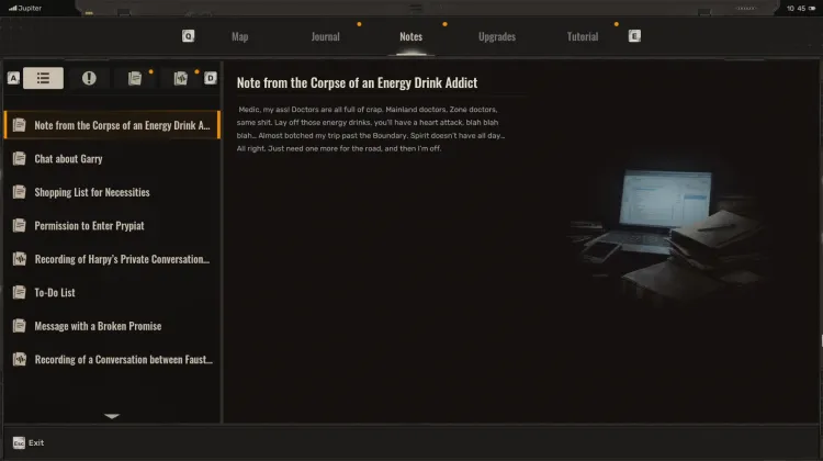 Note from the Corpse of an energy Drink Addict