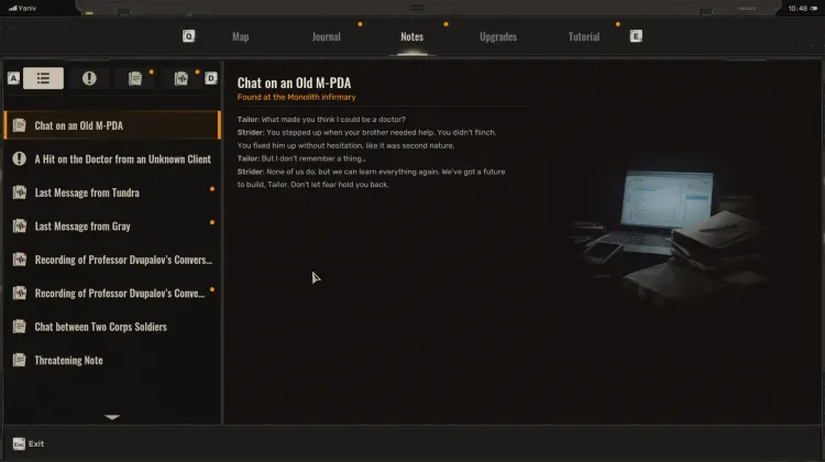 Chat on an Old M-PDA
