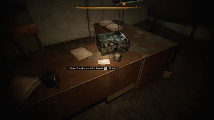 Papers from former HQ in Prypiat