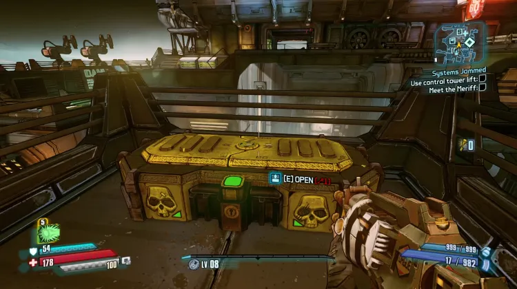 Gold Skull Chest