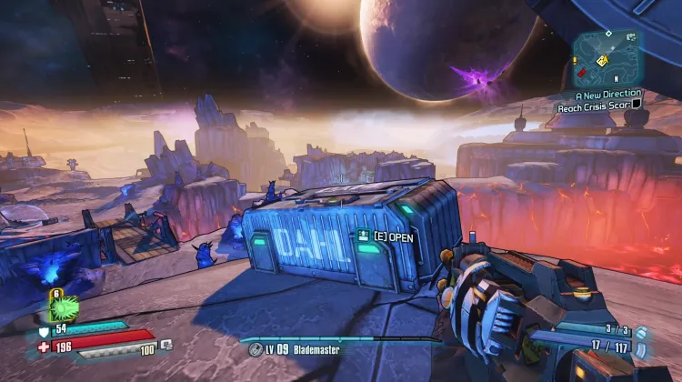 Large Dahl Blue Chest