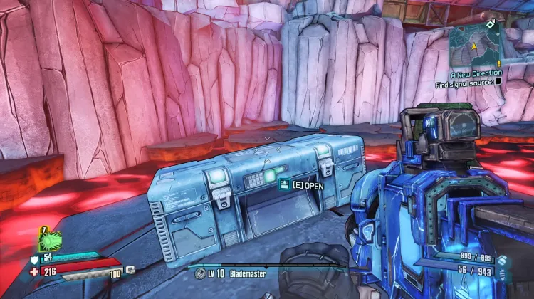 Large Dahl Blue Chest