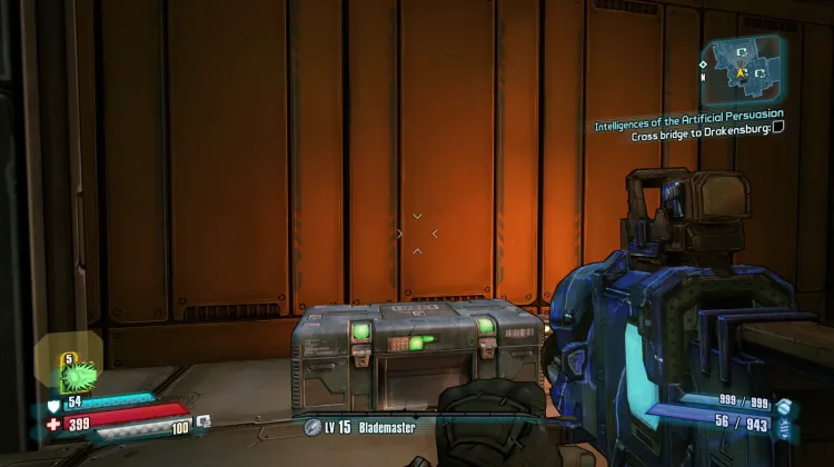 Large Dahl Blue Chest