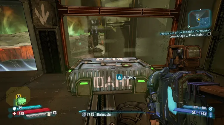 Large Dahl Blue Chest