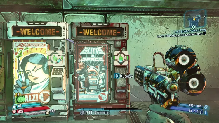 Guns in Space