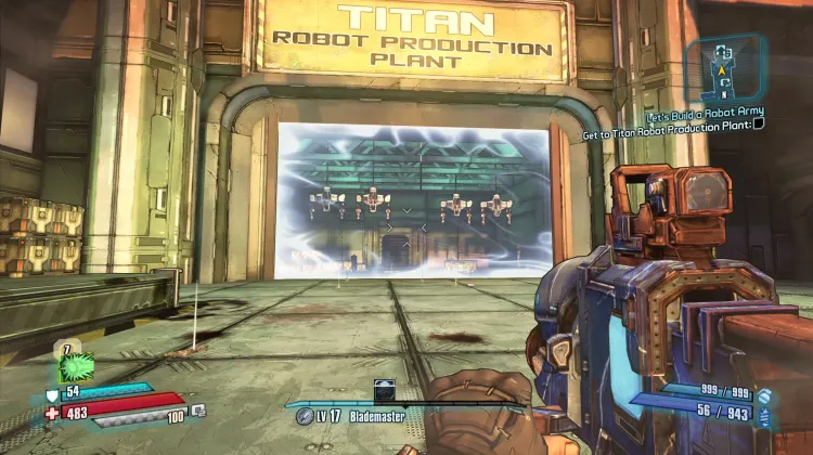 The Robot Production Plant: Entrance