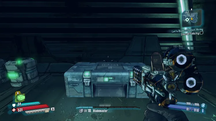 Large Dahl Blue Chest