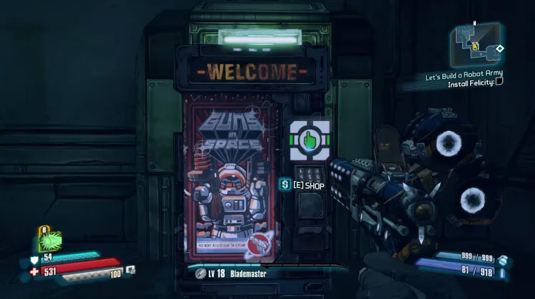 Guns in Space