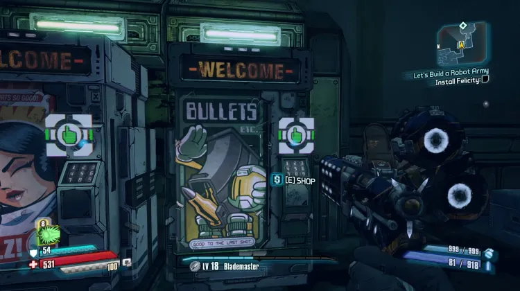 BULLETS etc.