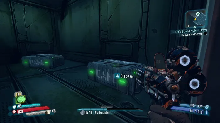 Large Blue Dahl Chest x4