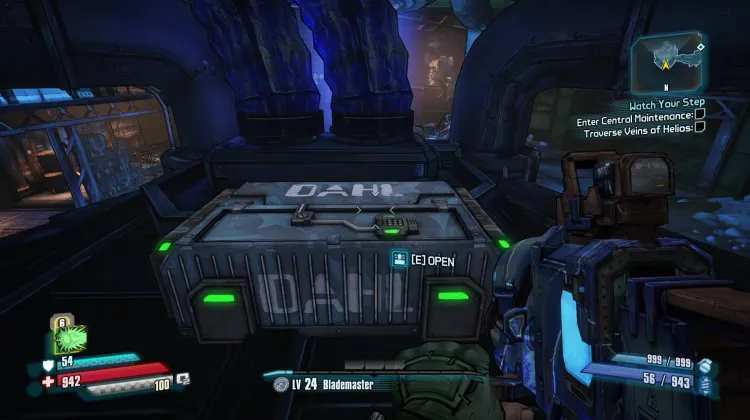 Large Dahl Blue Chest