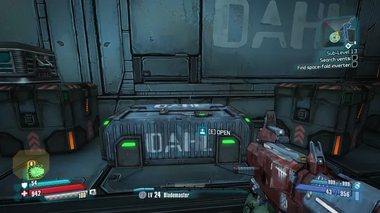 Large Dahl Blue Chest