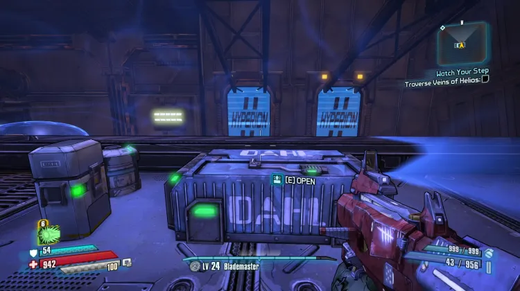 Large Dahl Blue Chest