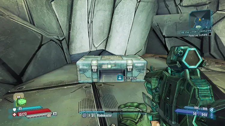 Large Dahl Blue Chest