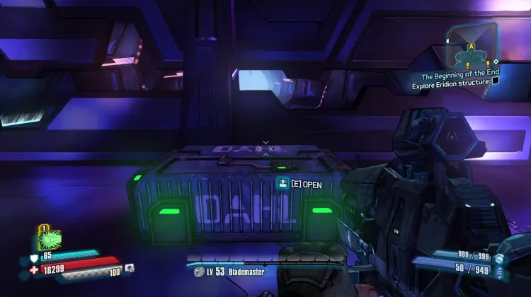 Large Dahl Blue Chest