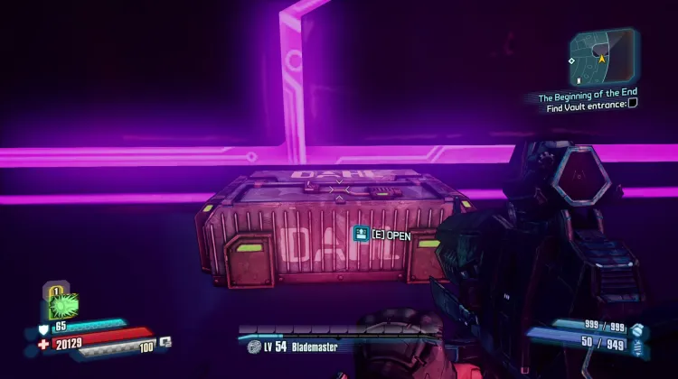 Large Dahl Blue Chest