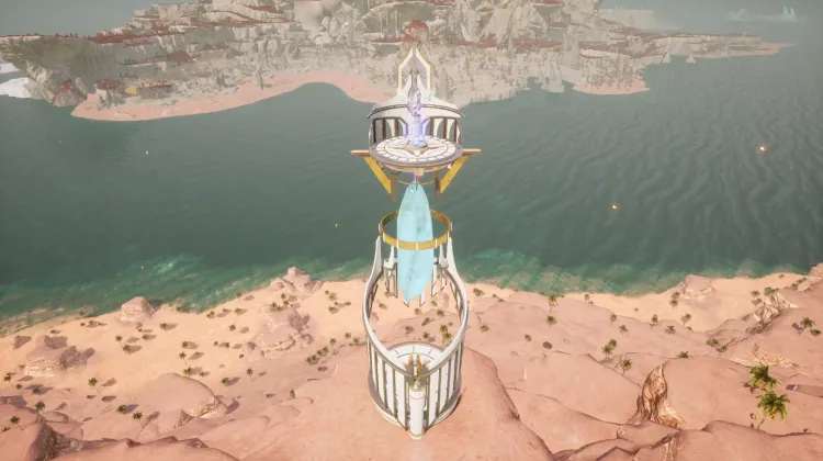 Dry Sandy Beach Watchtower