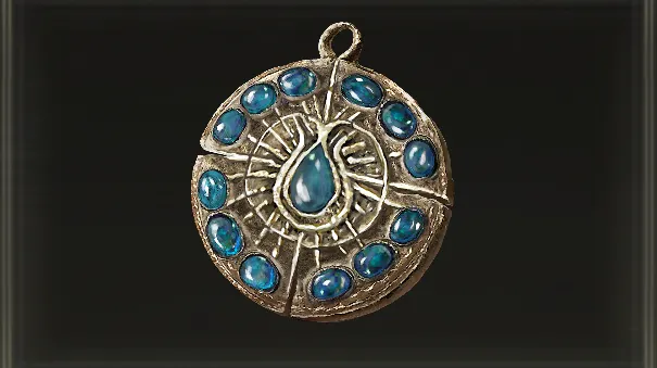 Cerulan Amber Medallion +3