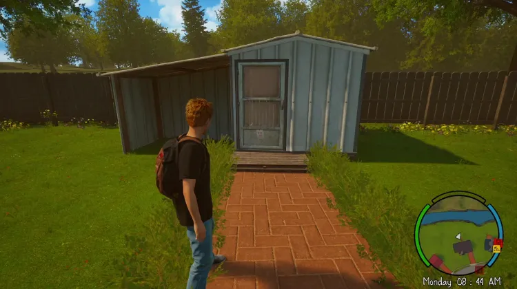 Shed Entrance