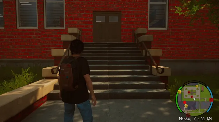 School Courtyard Side