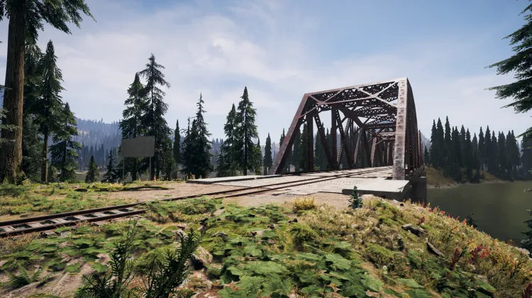 Jembatan Kereta Api Pegunungan Whitetail