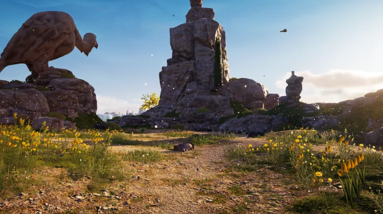 अकोनाइट फूलों की क्यारी