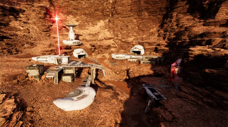 Stasiun Pertambangan Midnight Mountains