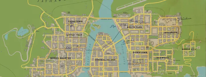 Mafia: Definitive Edition Map image