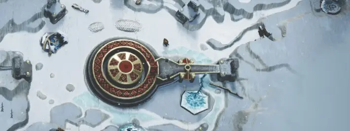 God of War Ragnarök map image