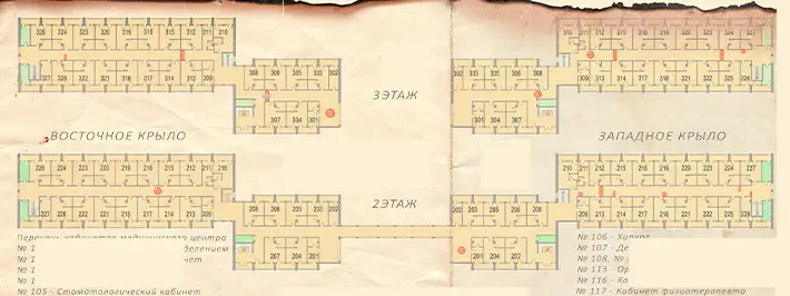 Shoreline - Health Resort Escape from Tarkov Interactive Map