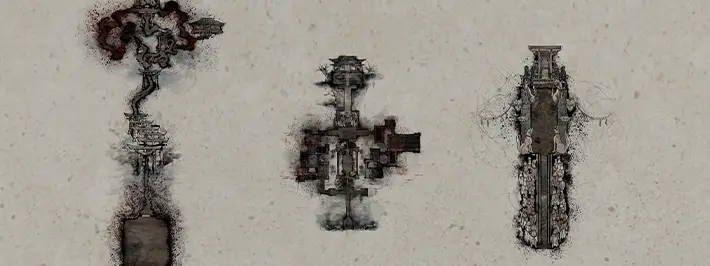 Finale SILENT HILL f Interactive Map