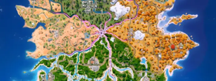 Shattered Coast - Chapter 7 Season 3 Fortnite Interactive Map