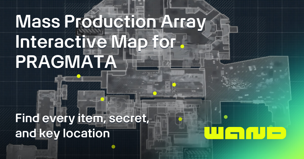 Mass Production Array Map for PRAGMATA Checklist by Category - 100% ...