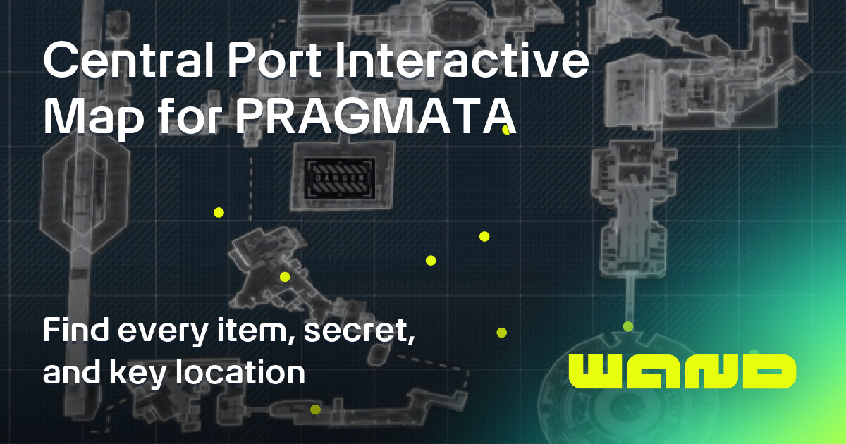 Sweeper Bot - Central Port Map for PRAGMATA Checklist | WeMod Maps