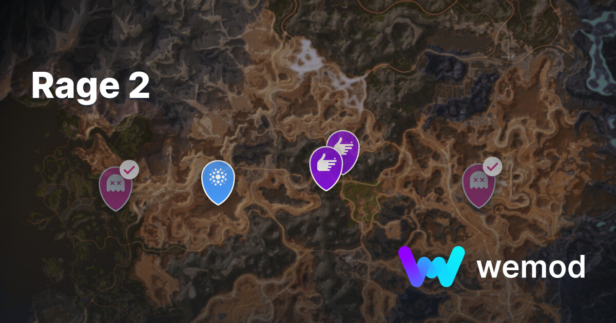 Rage 2 Interactive Map | Wand