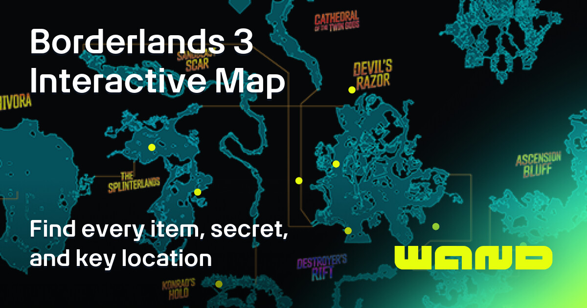 Borderlands 3 Interactive Maps | Wand