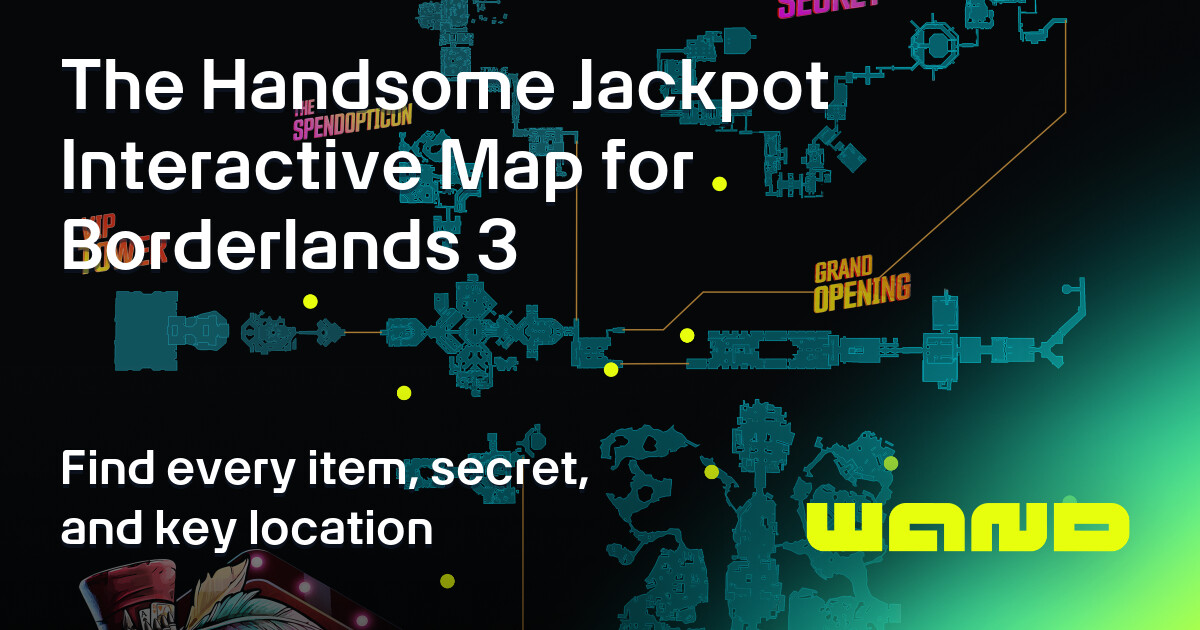 The Handsome Jackpot Map for Borderlands 3 Checklist by Category - 100% ...