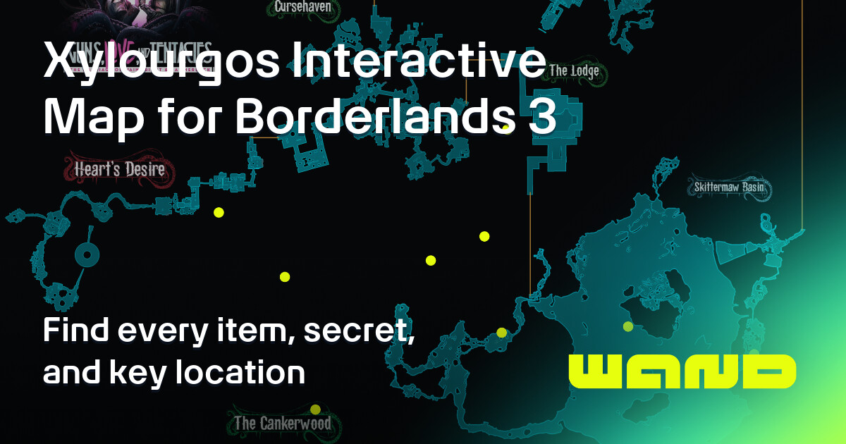 Xylourgos Map for Borderlands 3 Checklist by Category - 100% Completion ...
