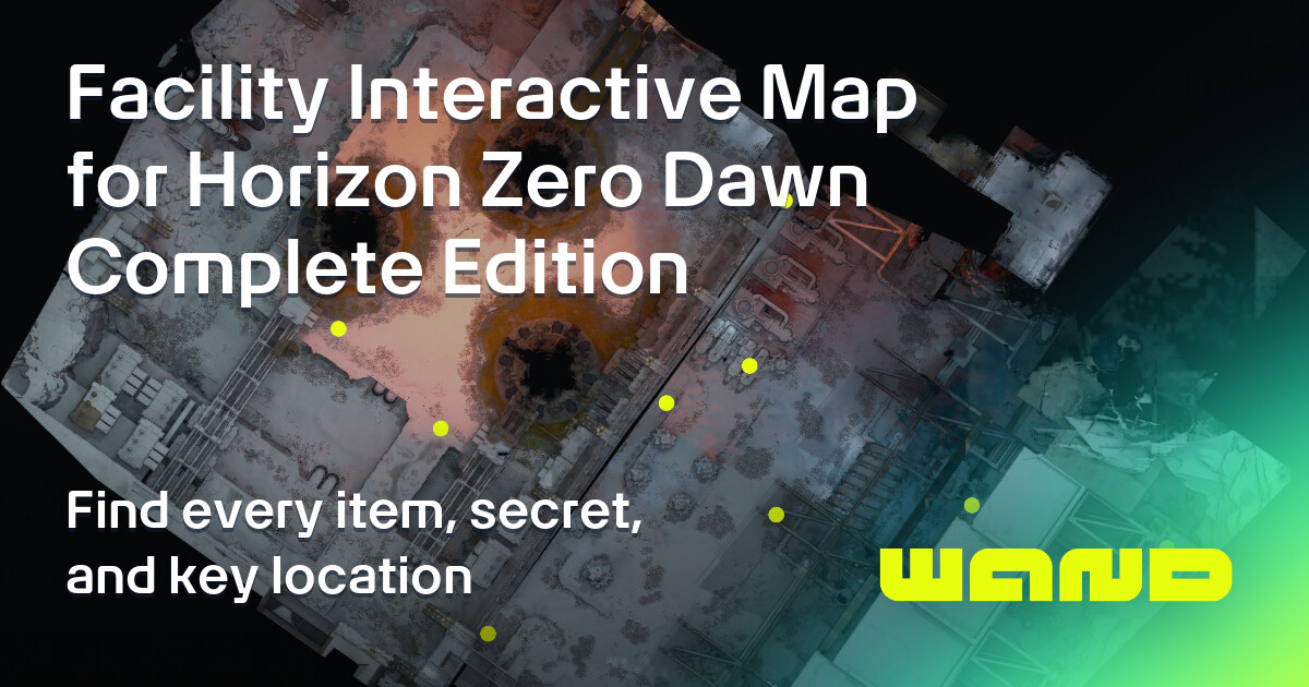 Supply Crate - Facility Map for Horizon Zero Dawn Complete Edition ...