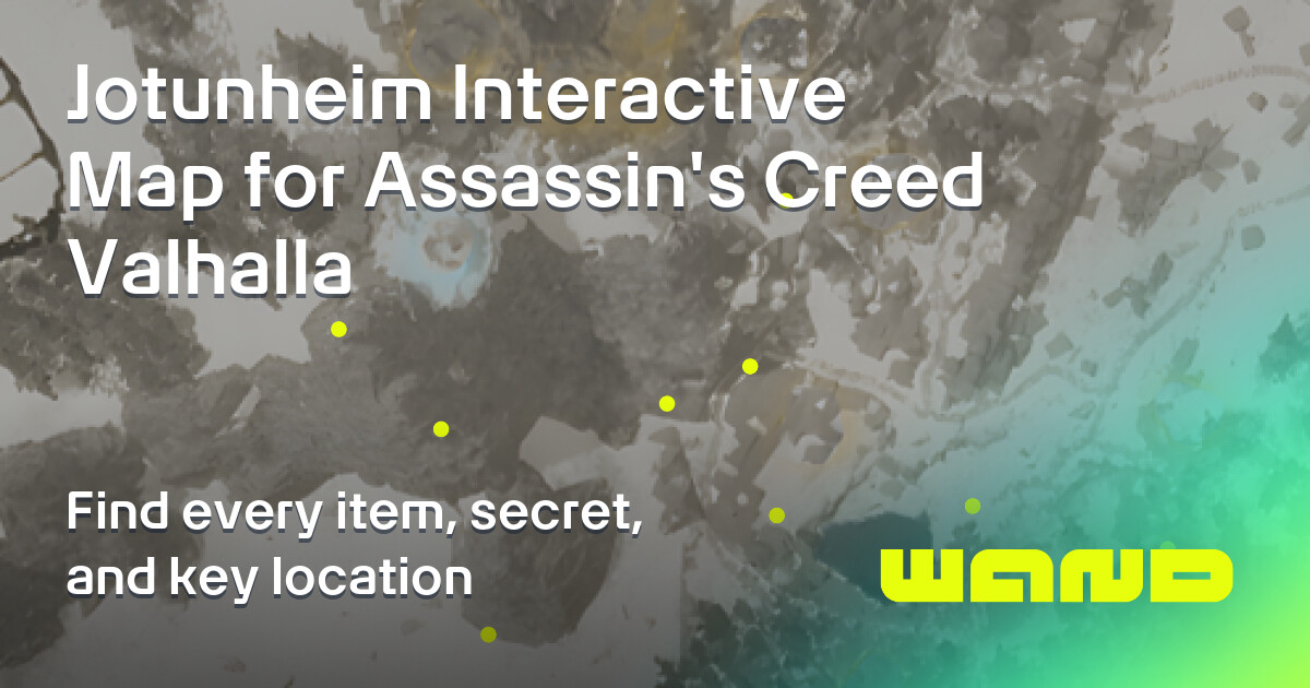 Valhalla Project Map Jotunheim Karte für Assassin's Creed Valhalla Checklist by Category ...