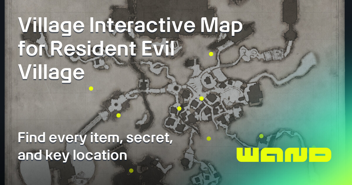 Ammo - Village Map for Resident Evil Village Checklist | WeMod Maps