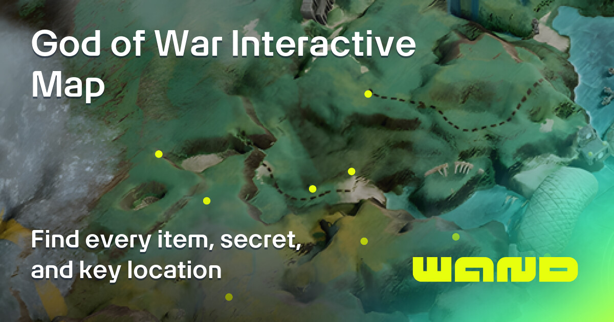 God of War Interactive Maps | Wand