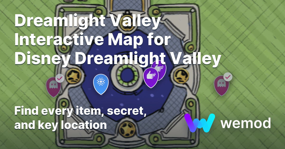 Dreamlight Valley Map for Disney Dreamlight Valley WeMod