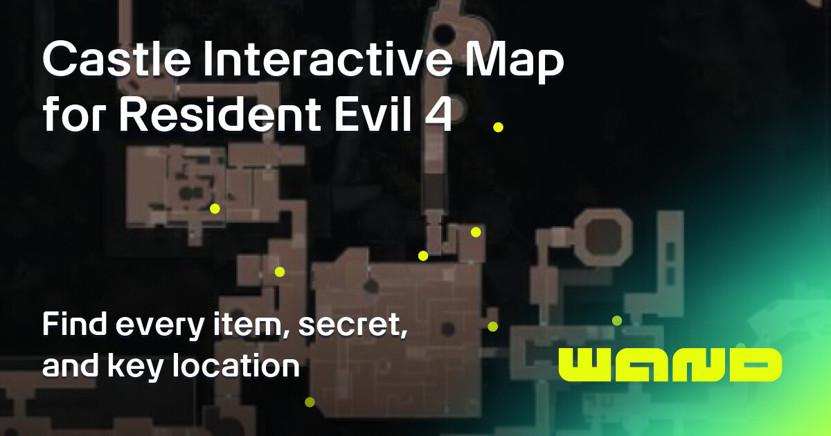 Castle Map for Resident Evil 4 Checklist by Category - 100% Completion ...