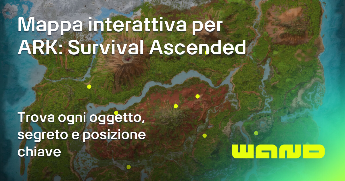 Ark Tribe Map ARK: Survival Ascended Interactive Maps | Wand