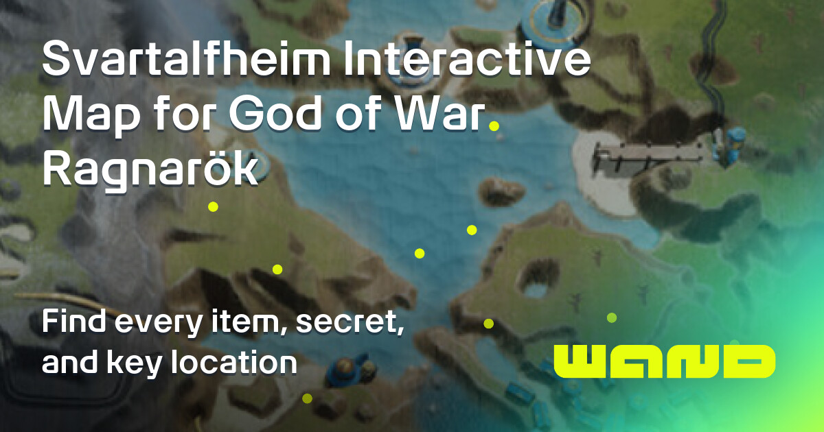 mapa-skarbow - God of War Ragnarök向けSvartalfheimマップ Checklist | WeMod Maps