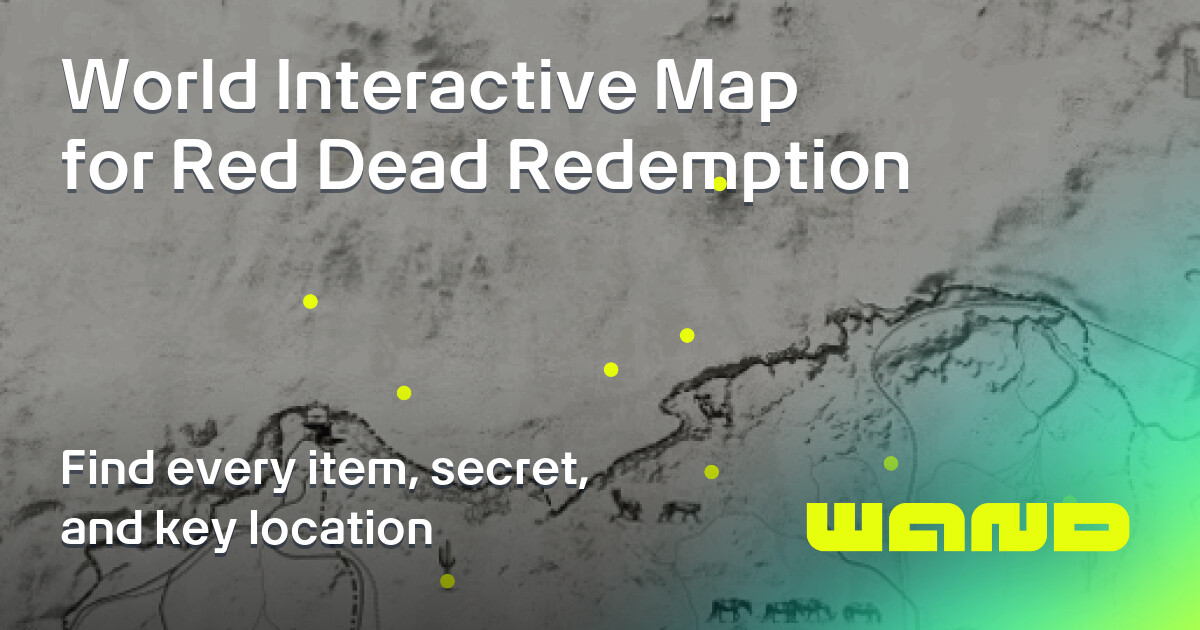 Arm Wrestling - World Map for Red Dead Redemption Checklist | WeMod Maps